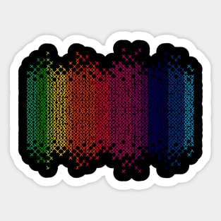 Pixel Rainbox pride love Sticker